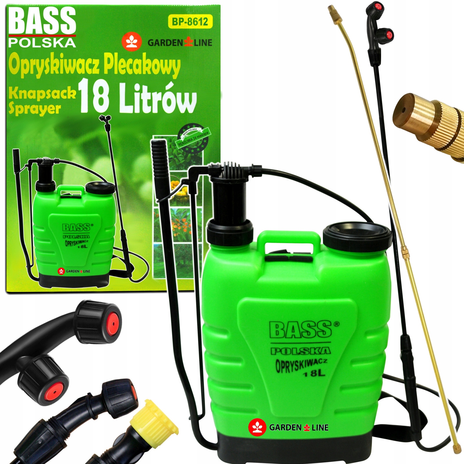 Basový ručný postrekovač 18 l + Basový ručný postrekovač 0 l